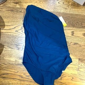 Navy Summersalt Side Stroke Swimsuit